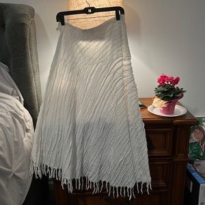 White Skirt by Ashley Stewart